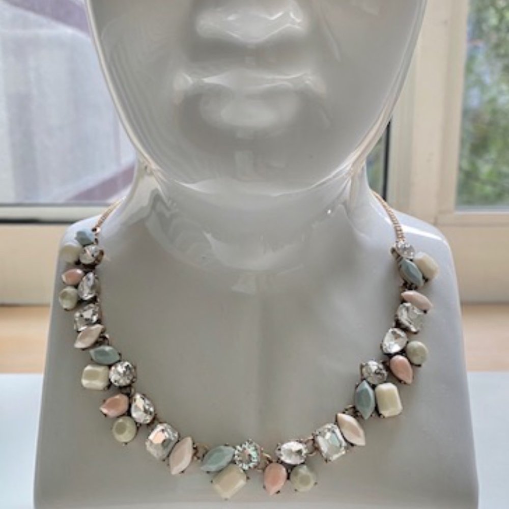 J CREW Geometric Statement Necklace